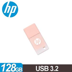 HP x768 128GB 迷你果凍隨身碟(裸粉橘)