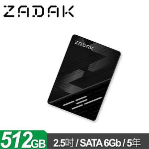 ZADAK TWSS3 512GB 2 . 5吋 SATA SSD