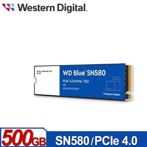WD 藍標 SN580 500GB M . 2 PCIe 4 . 0 NVMe SSD