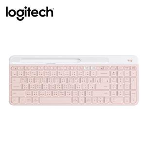 羅技 K580輕薄多工無線鍵盤-玫瑰粉