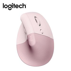 羅技 Lift -玫瑰粉 人體工學垂直滑鼠