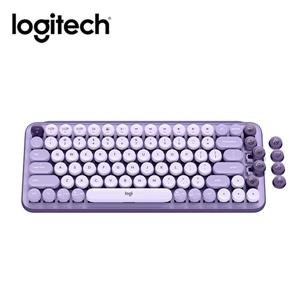 羅技 POP Keys無線鍵盤-星暮紫