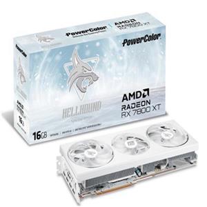 撼訊RX7800XT Hellhound White 16G OC GDDR6 256bit AMD 顯示卡
